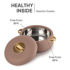 Aurum Insulated Casserole, 1500ml Beige / 1500ml