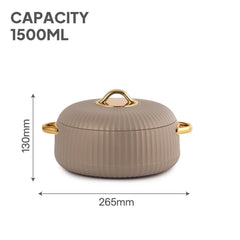 Aurum Insulated Casserole, 1500ml Brown / 1500ml