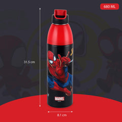 Uranus 3D Design Insulated Kids Water Bottle, 680ml Spiderman Water
