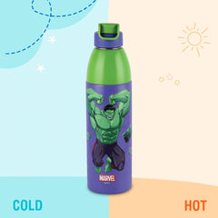 Uranus 3D Design Insulated Kids Water Bottle, 680ml Hulk Smash