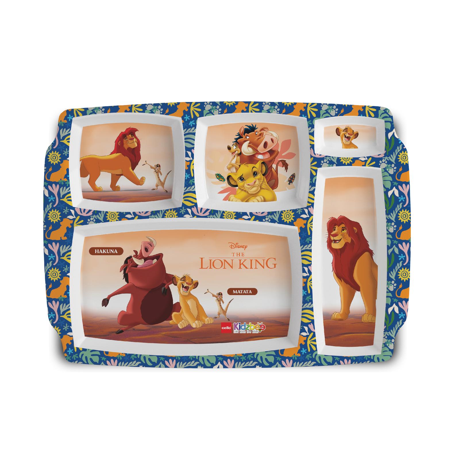Pentameal Kids Plate, 1 Piece Lion King