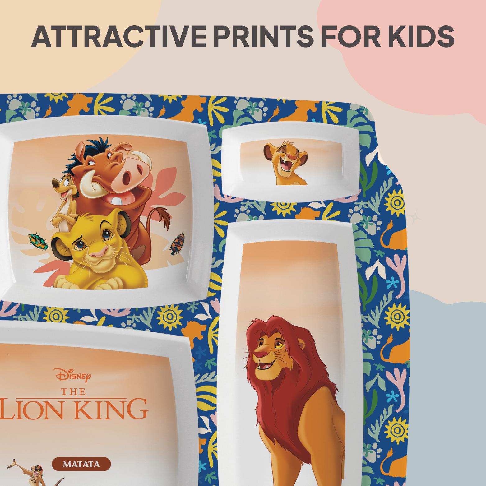 Pentameal Kids Plate, 1 Piece Lion King
