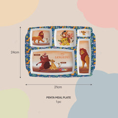 Pentameal Kids Plate, 1 Piece Lion King