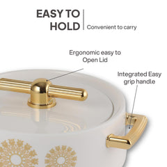 Jewel Insulated Casserole White / 1 pc