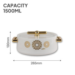 Jewel Insulated Casserole White / 1 pc