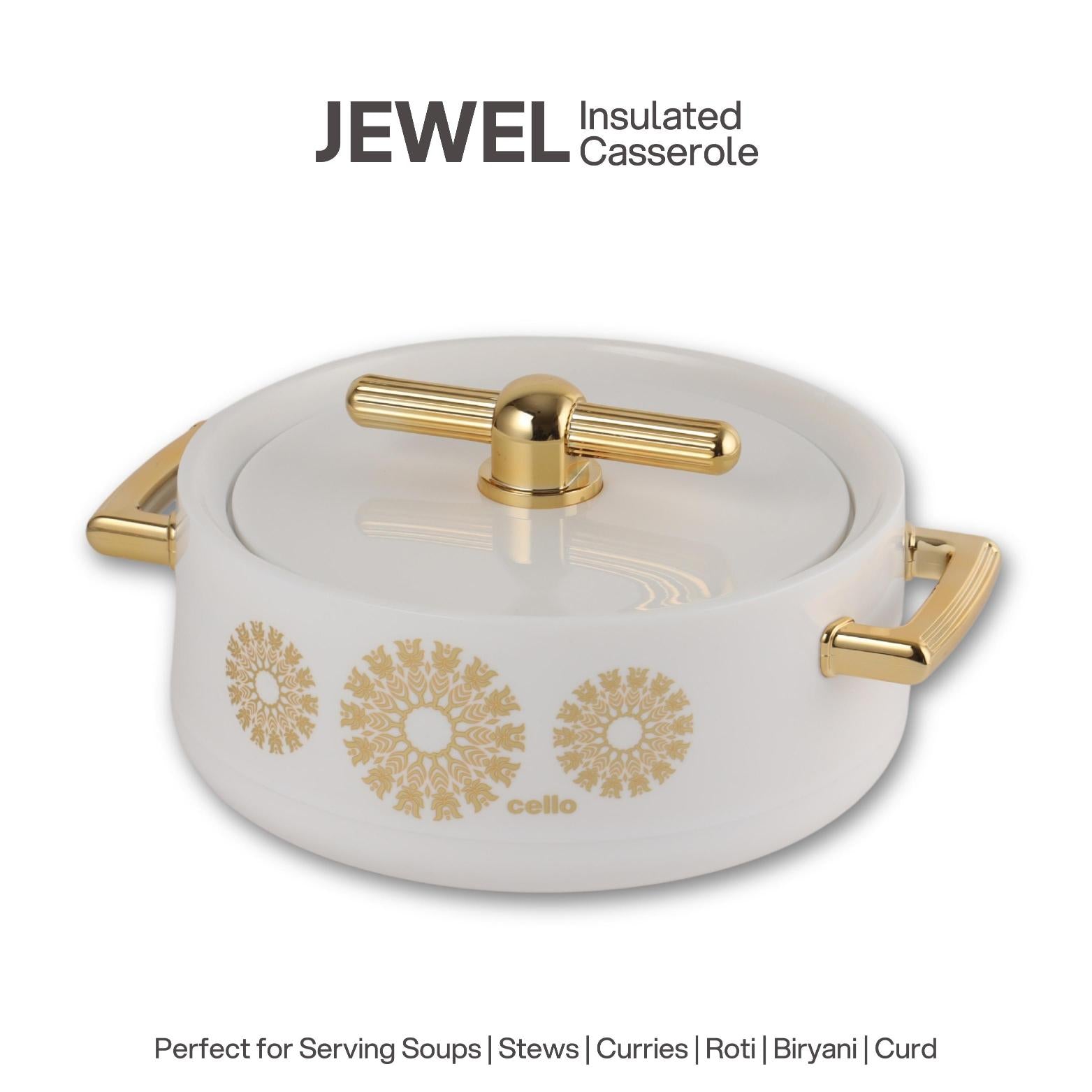 Jewel Insulated Casserole White / 1 pc