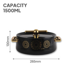 Jewel Insulated Casserole Black / 1 pc