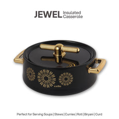 Jewel Insulated Casserole Black / 1 pc