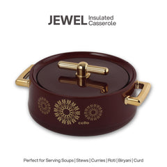 Jewel Insulated Casserole Burgandy / 1 pc