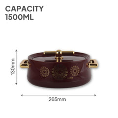 Jewel Insulated Casserole Burgandy / 1 pc