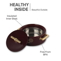 Jewel Insulated Casserole Burgandy / 1 pc