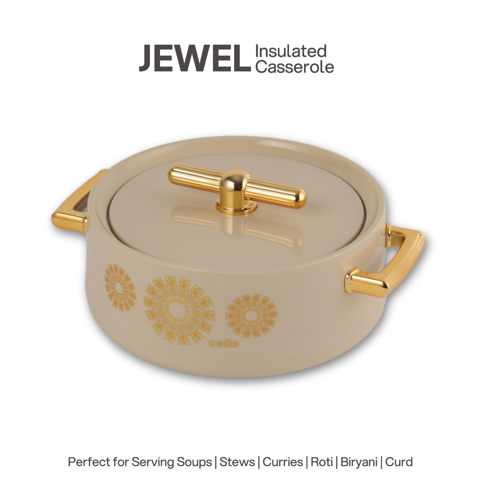Jewel Insulated Casserole Beige / 1 pc