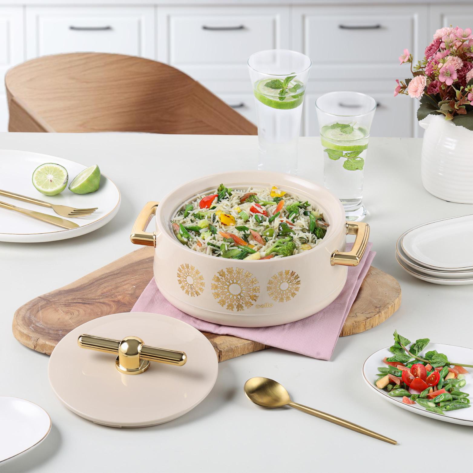 Jewel Insulated Casserole Beige / 1 pc