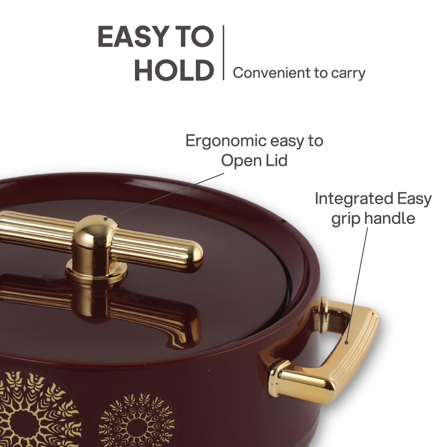 Jewel Insulated Casserole Burgandy / 2 Pc Set