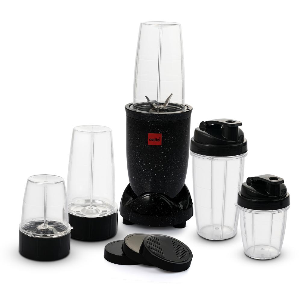 Frutomix Nutri Blend Pro, 500W Multi-Purpose Blender Black, Set of 6 500