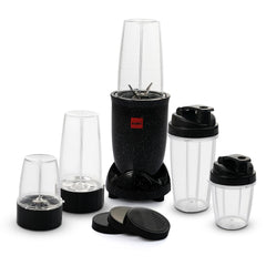 Frutomix Nutri Blend Pro, 500W Multi-Purpose Blender Black, Set of 6 500