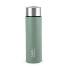 H2O Matt Stainless Steel Bottle, 1000ml Light Green / 1000 ml