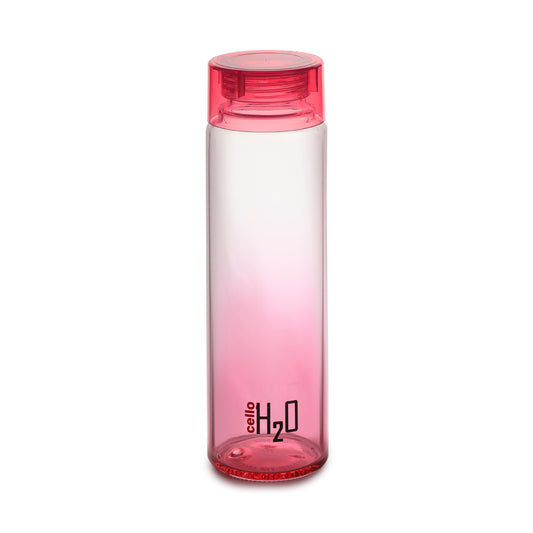H2O Glass Colour Bottle, Set of 3, 930 mL Red / 3 Pieces
