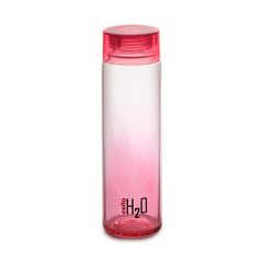 H2O Glass Colour Bottle, Set of 3, 930 mL Red / 3 Pieces