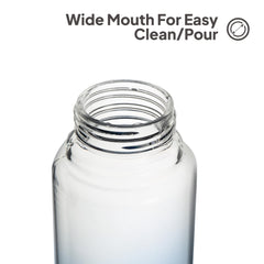 H2O Glass Colour Bottle, Set of 3, 930 mL Blue / 3 Pieces