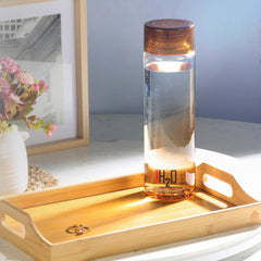 H2O Glass Colour Bottle, Set of 3, 930 mL Brown / 3 Pieces