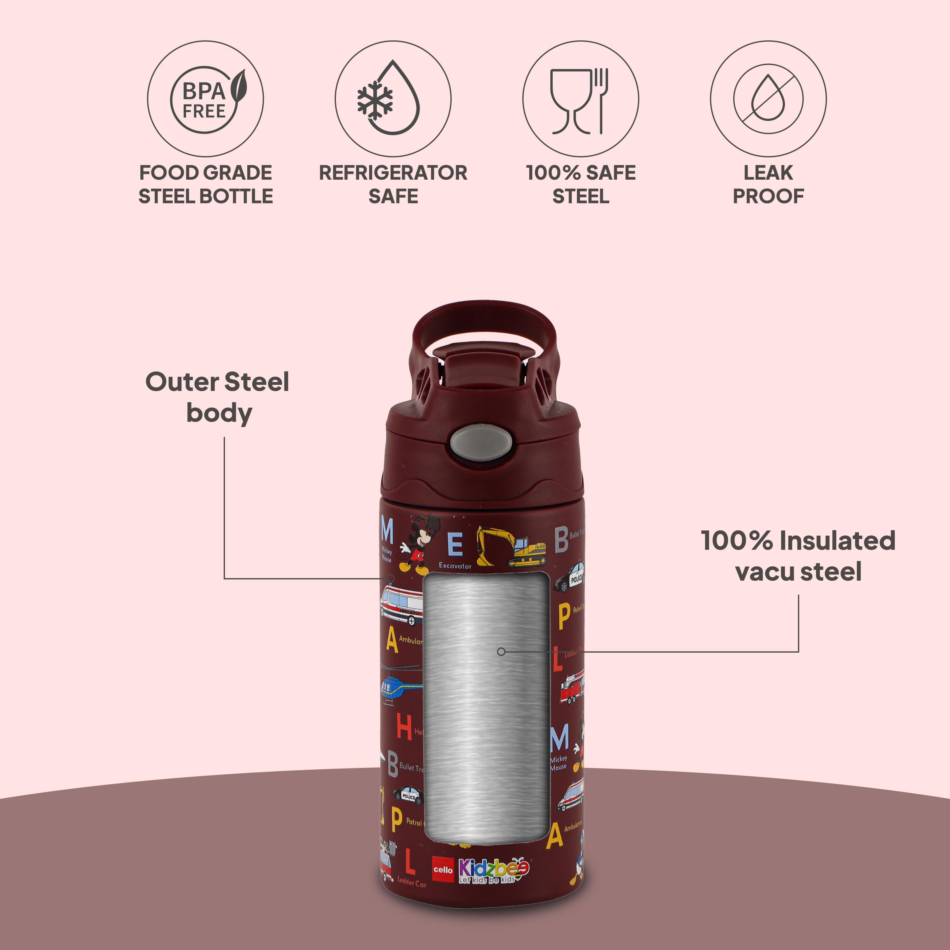 Pixel 400 Kids Flask, Vehicles