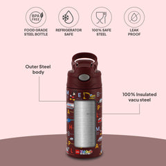 Pixel 400 Kids Flask, Vehicles