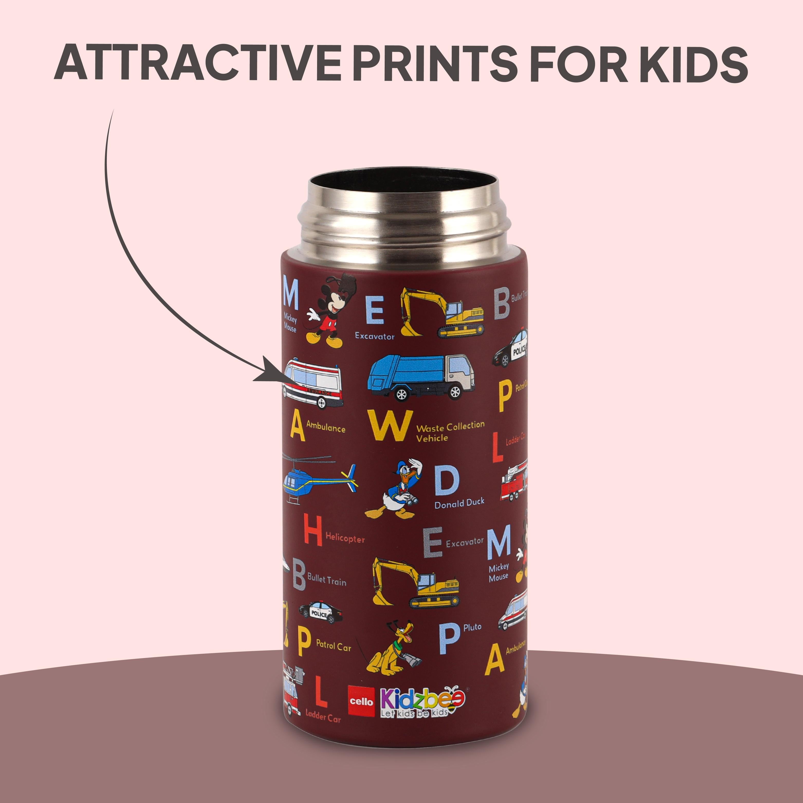 Pixel 400 Kids Flask, Vehicles