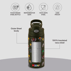 Pixel 400 Kids Flask, Super Heroes