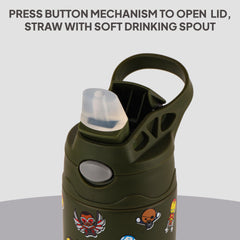 Pixel 400 Kids Flask, Super Heroes