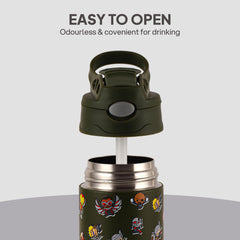 Pixel 400 Kids Flask, Super Heroes