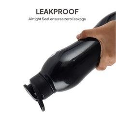 Zigma Exe Single Walled Stainless Steel Flask, 1000ml Black / 1000 ml