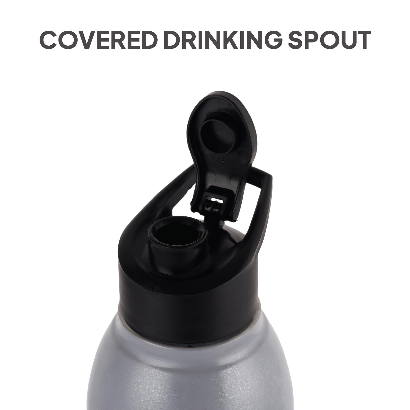 Zigma Exe Single Walled Stainless Steel Flask, 1000ml Grey / 1000 ml