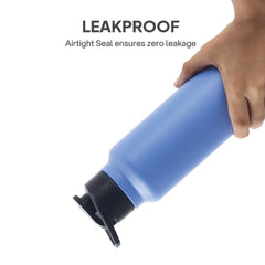 Solido Exe Single Walled Stainless Steel Bottle Blue / 1000 ml