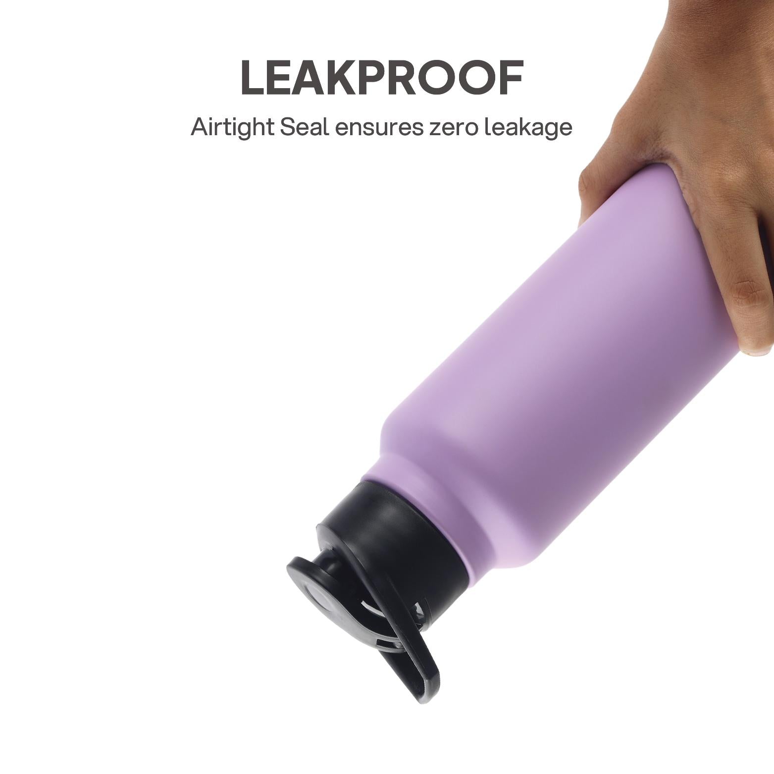 Solido Exe Single Walled Stainless Steel Bottle Purple / 1000 ml