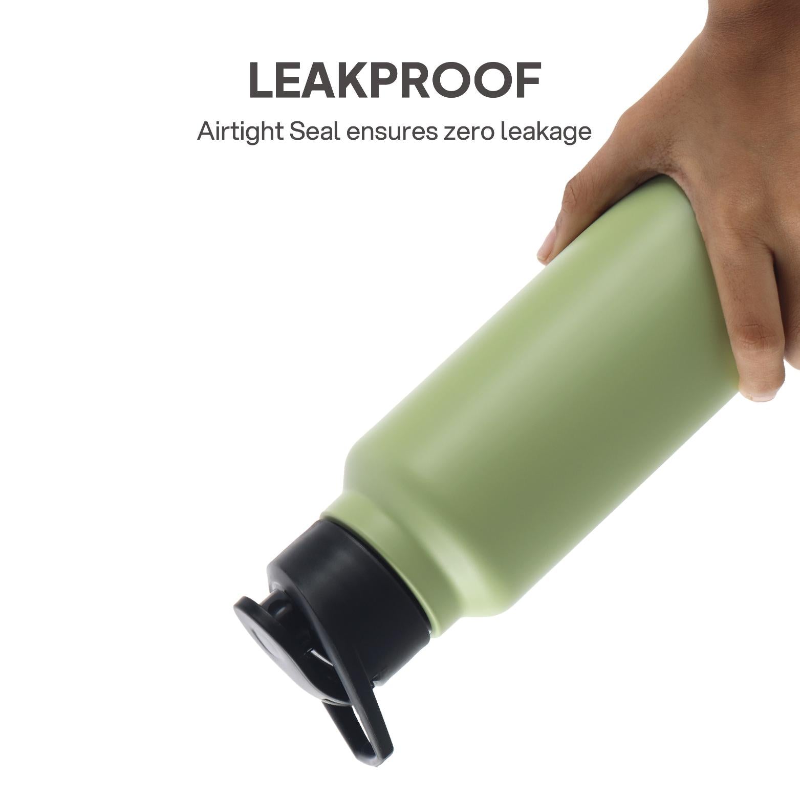 Solido Exe Single Walled Stainless Steel Bottle Green / 1000 ml