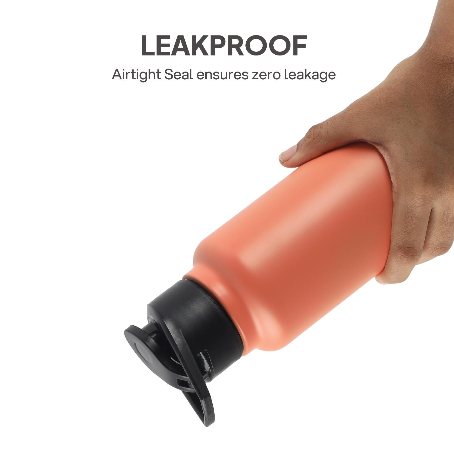 Solido Exe Single Walled Stainless Steel Bottle Orange / 800 ml