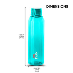 Evan PET Water Bottle Green / 1000 ml