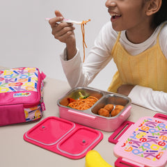 Mega Meal Kids Lunch Box Set Pink