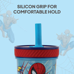 No Drop Kids Anti-Fall Tumbler, 350 ml Spiderman