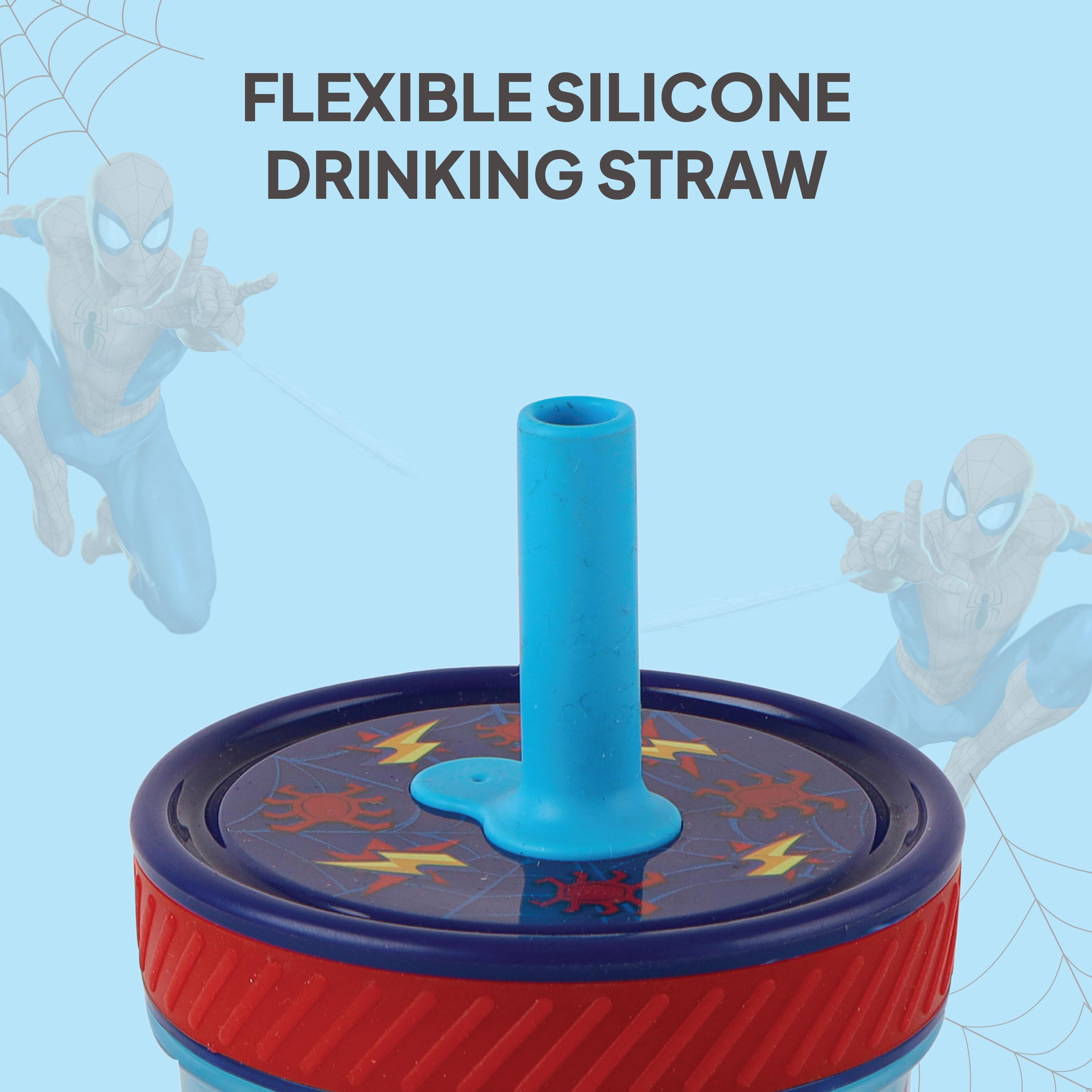 No Drop Kids Anti-Fall Tumbler, 350 ml Spiderman
