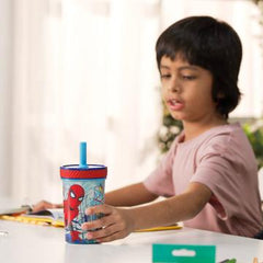 No Drop Kids Anti-Fall Tumbler, 350 ml Spiderman