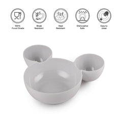 Melmo Bear Kids Melamine Plate, 1 Piece