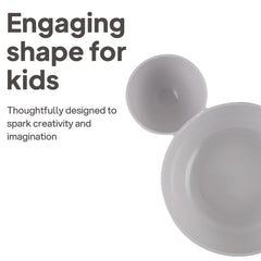 Melmo Bear Kids Melamine Plate, 1 Piece