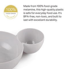 Melmo Bear Kids Melamine Plate, 1 Piece