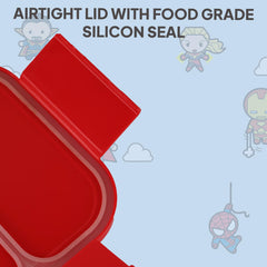 Cosmos Kids Bento Tiffin 3D Design, 650 ml Super Heroes / 650 ml
