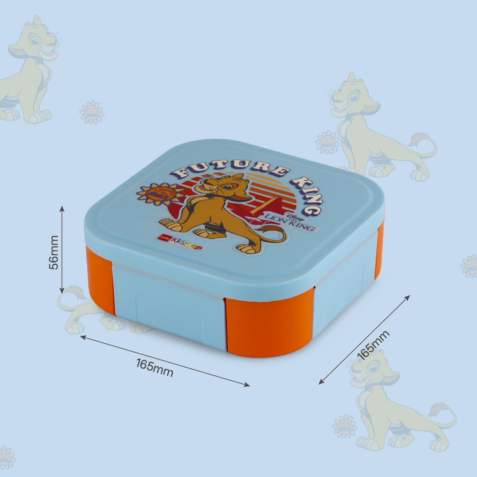 Cosmos Kids Bento Tiffin 3D Design, 650 ml Lion King / 650 ml