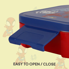 Cosmos Kids Bento Tiffin 3D Design, 650 ml Web Warrior / 650 ml