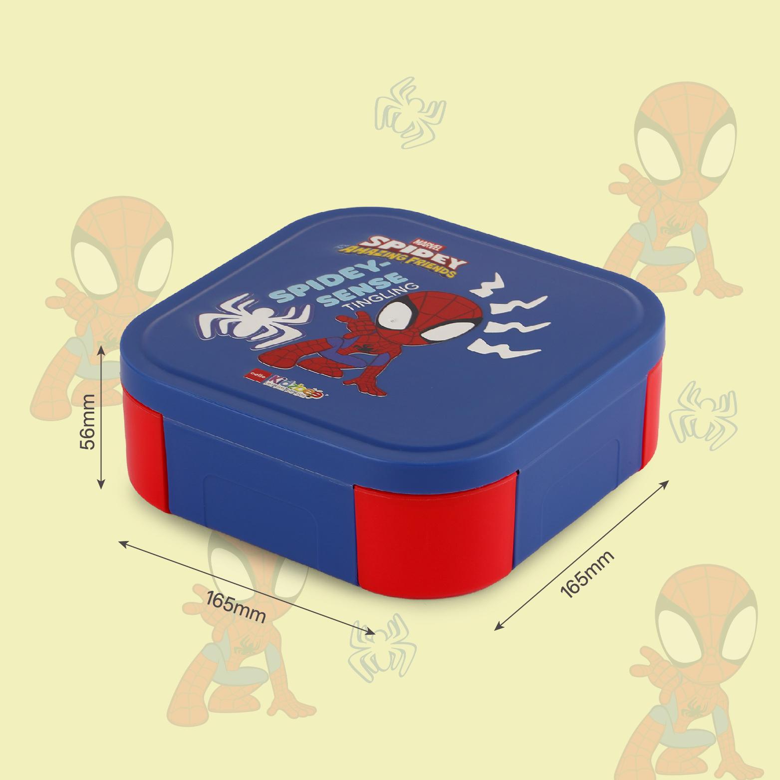 Cosmos Kids Bento Tiffin 3D Design, 650 ml Web Warrior / 650 ml