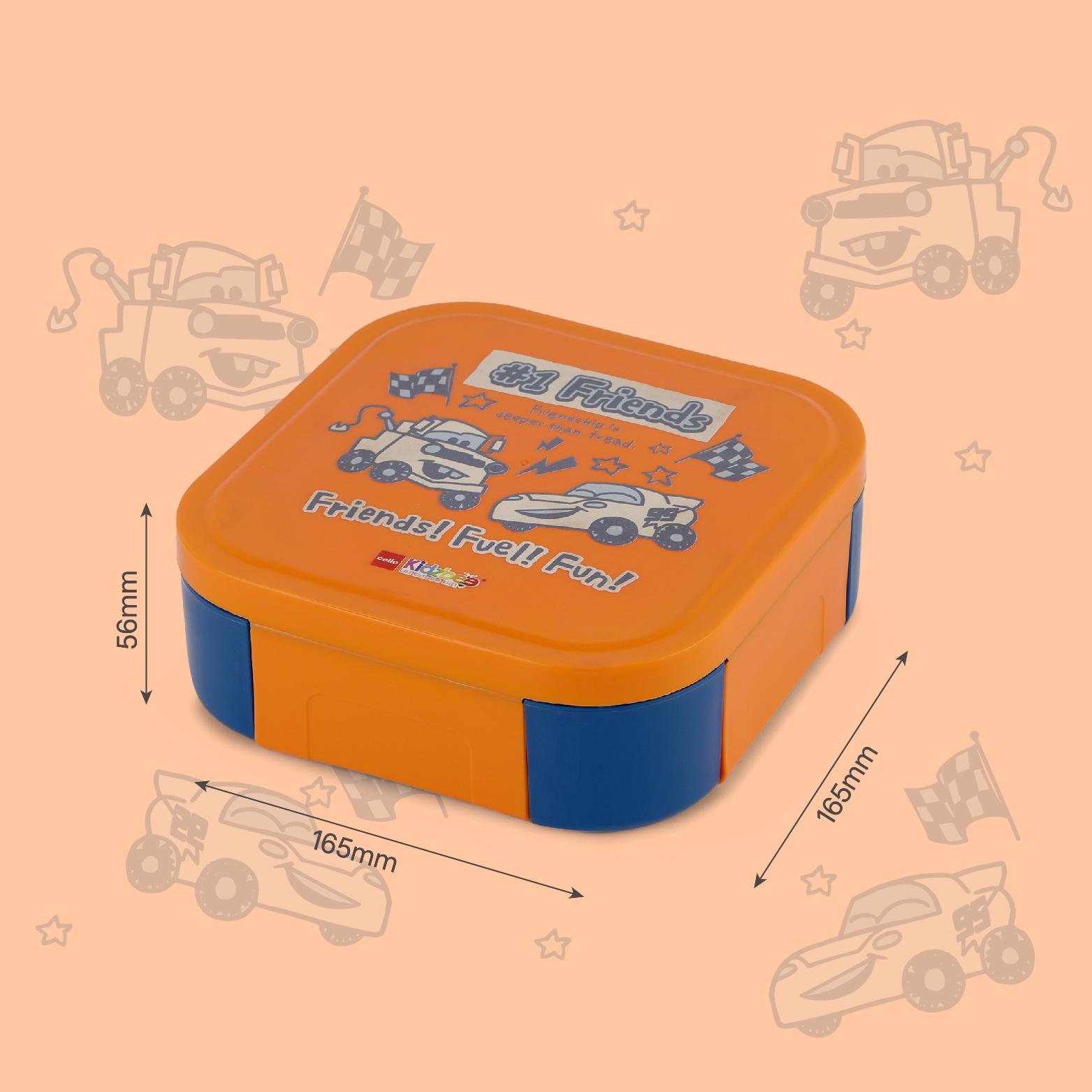 Cosmos Kids Bento Tiffin 3D Design, 650 ml Pixar Cars / 650 ml